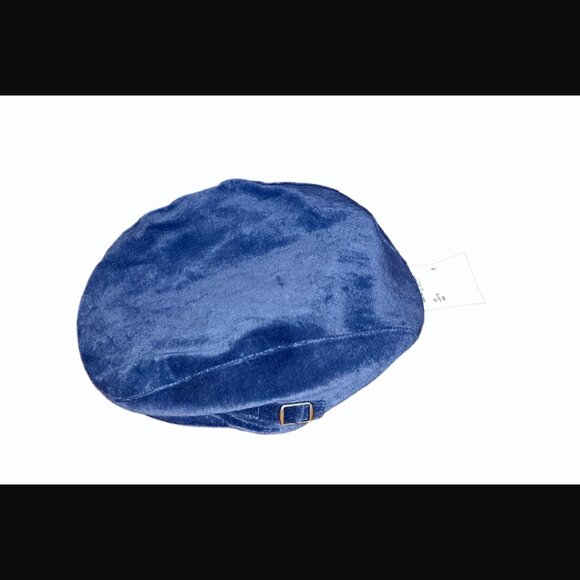 Nordstrom Rack Faux Suede Dark Blue Newsboy Flex Fit OSFM Driver Hat NWT - Picture 1 of 5